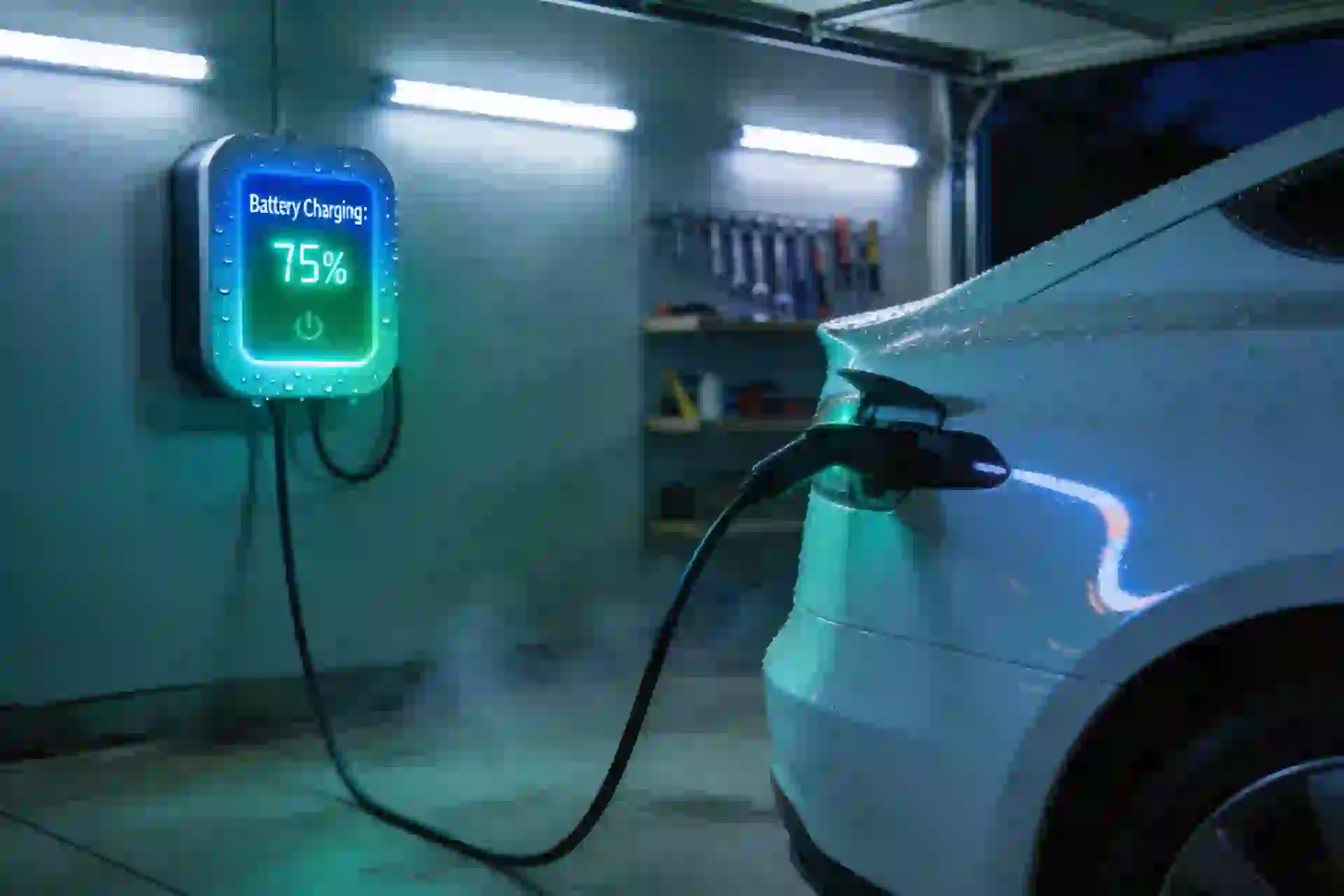 Installation borne de recharge à Cairon