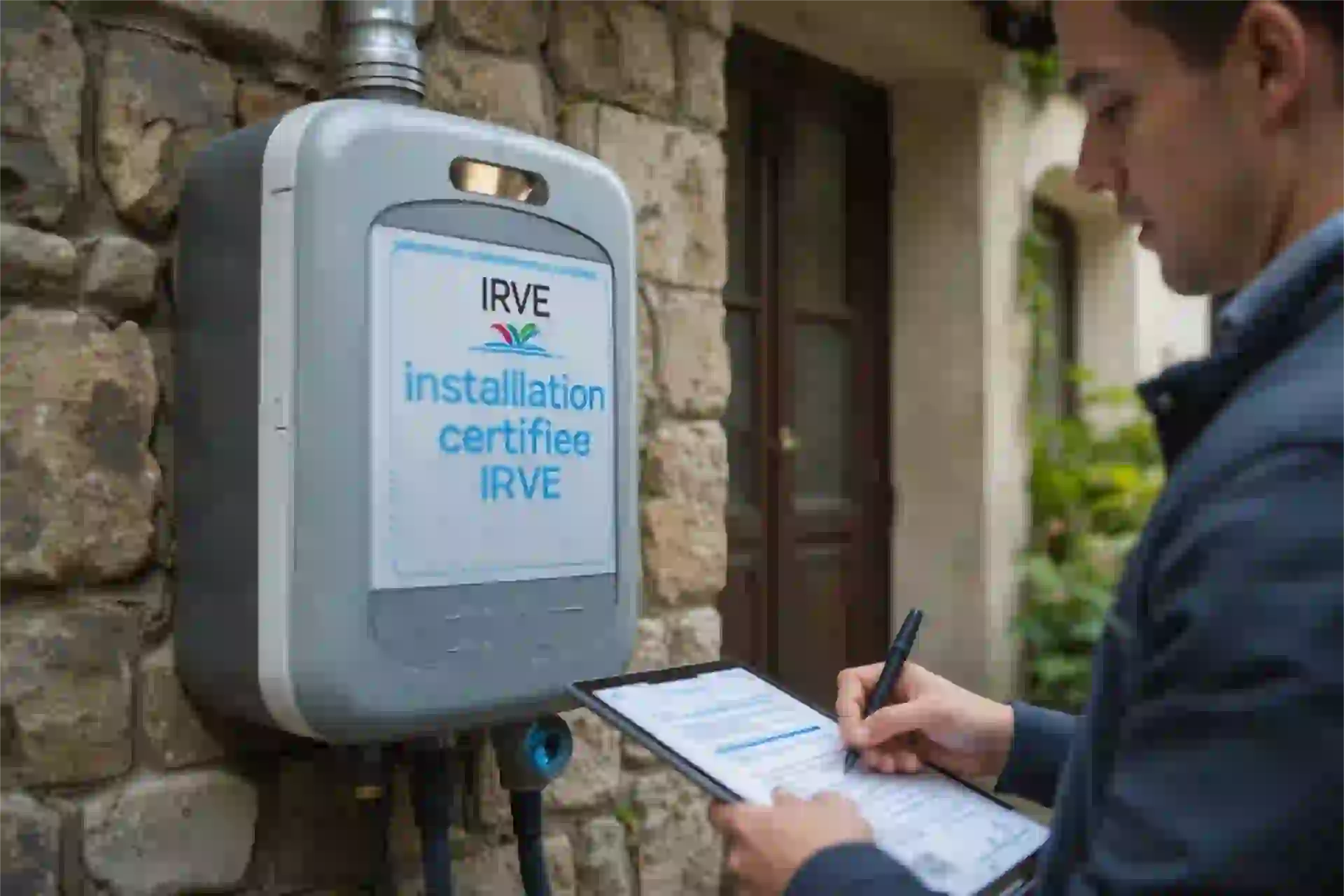 Installation borne de recharge à Came