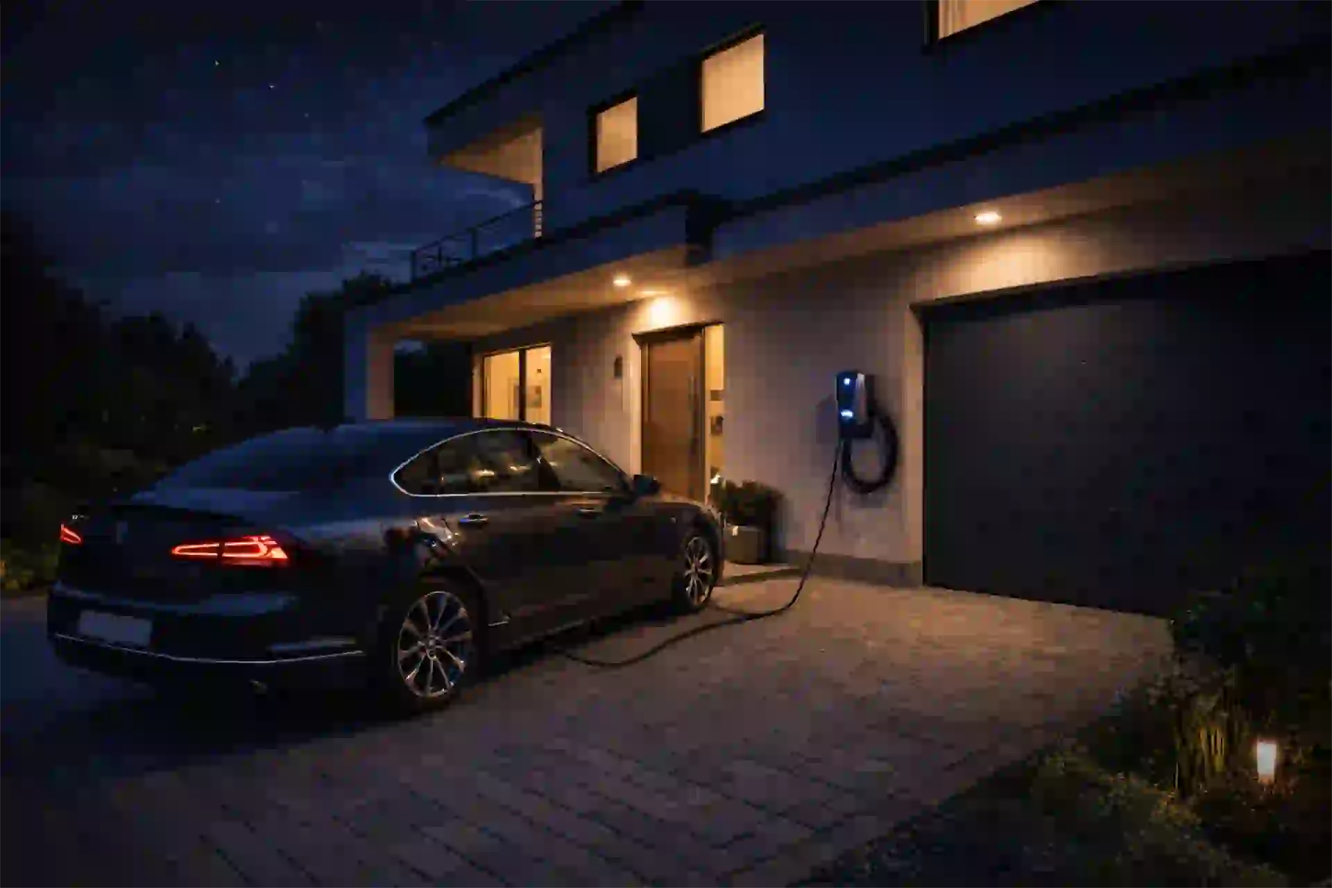 Installation borne de recharge à Chaniers